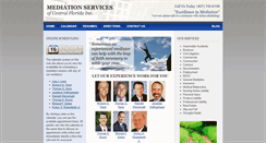 Desktop Screenshot of mediationservicesofcentralflorida.com
