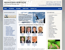 Tablet Screenshot of mediationservicesofcentralflorida.com